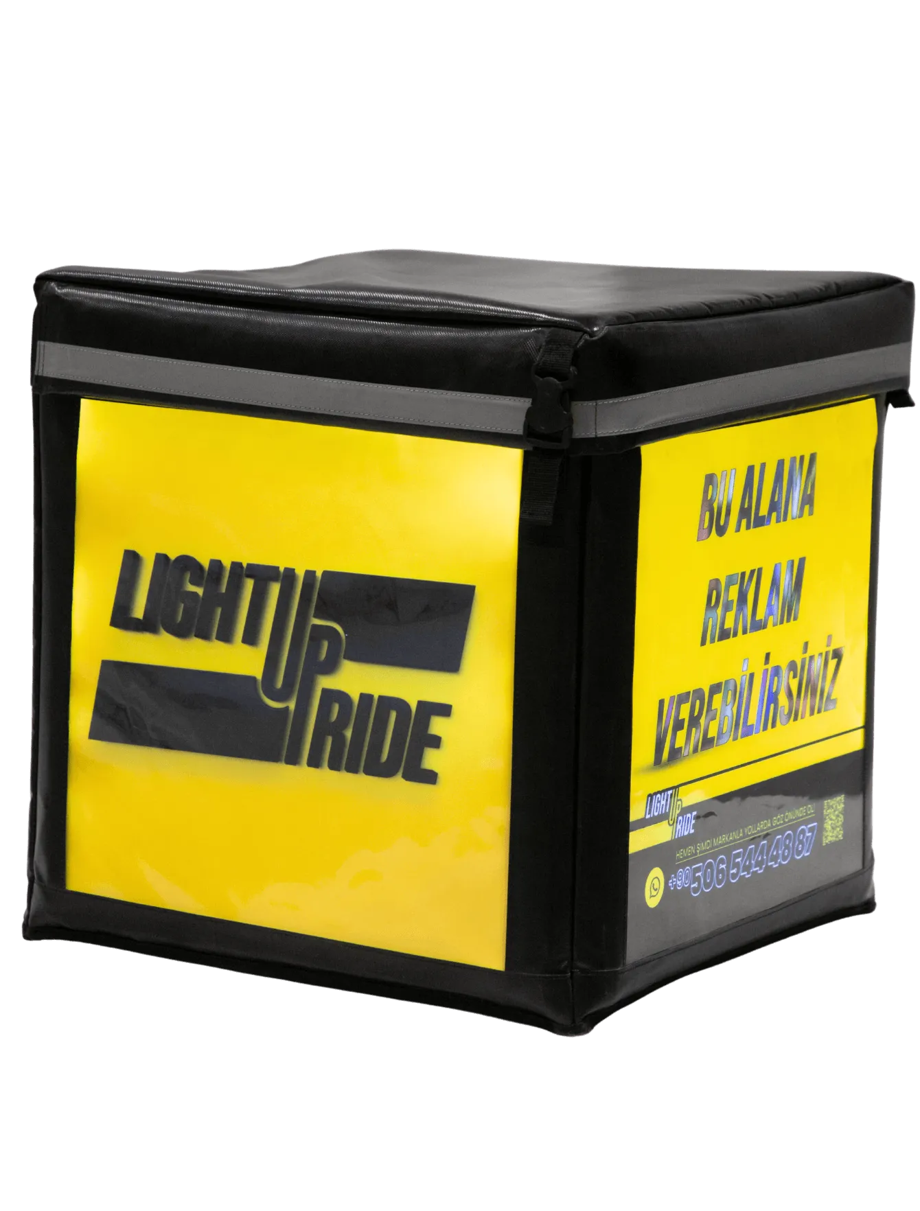 Işıklı Bez Kurye Çantası